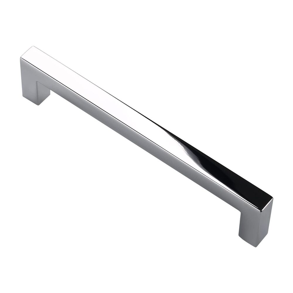 NIB 10pk Polished Chrome Cabinet Pulls, 5 In(127mm) Hole Centers Cabinet Handle